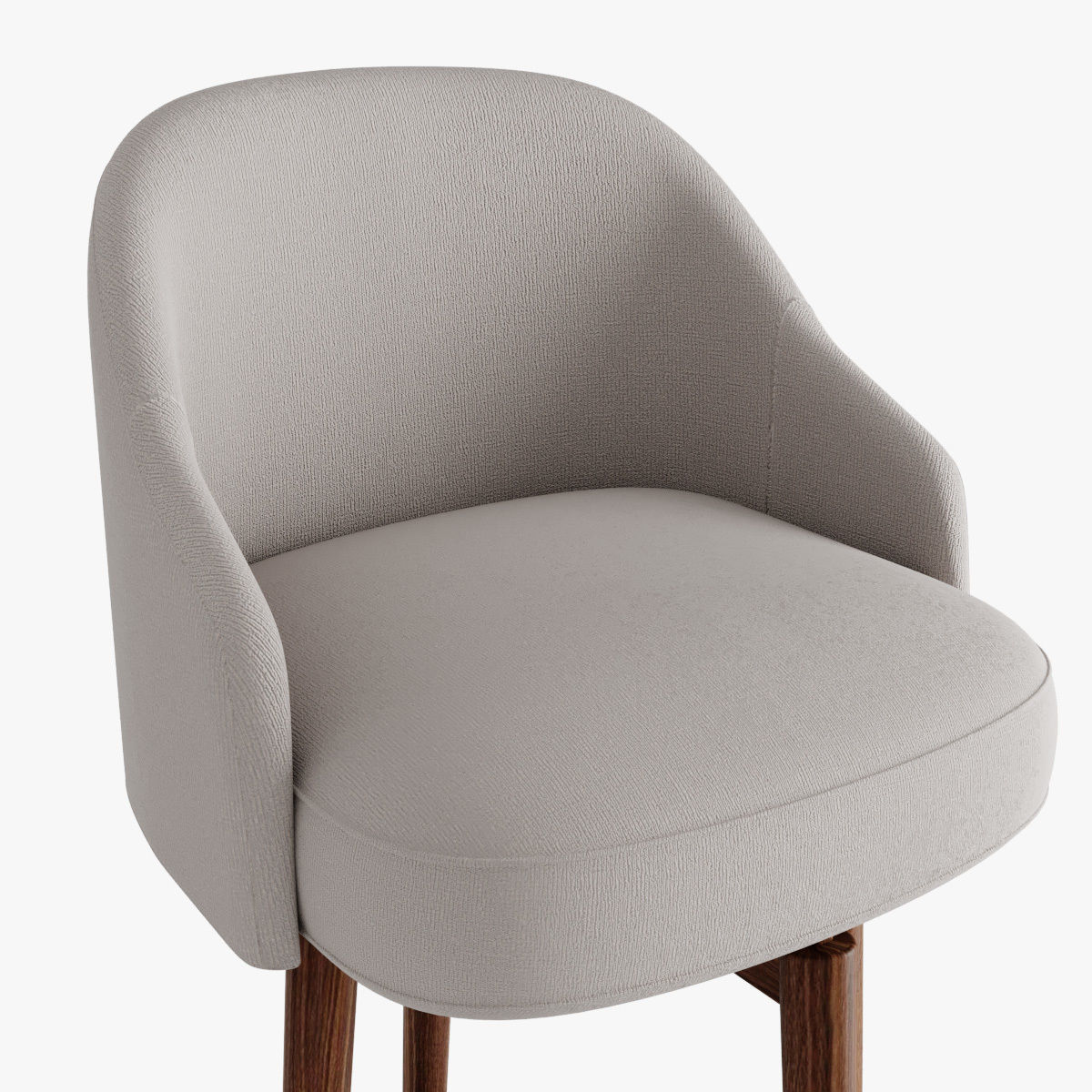 Stool Saddle Bar 3D model_5