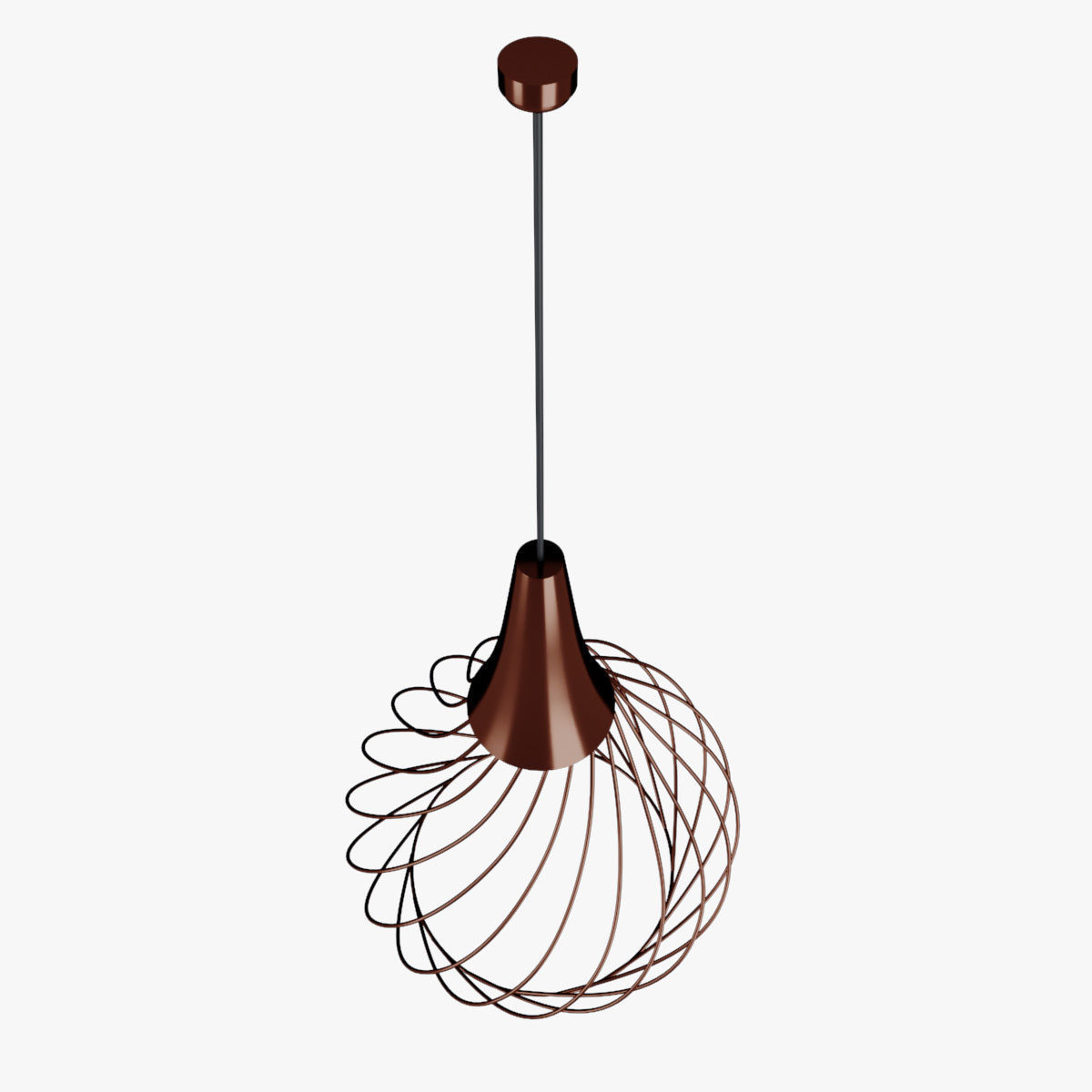 Montgolfier pendant lamp 3D model_1