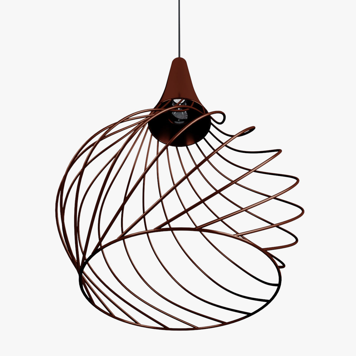 Montgolfier pendant lamp 3D model_5
