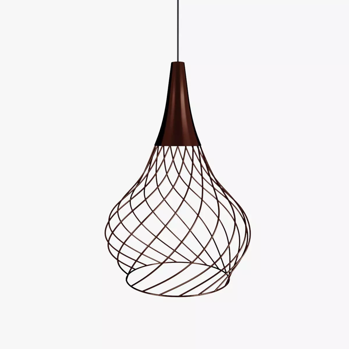 Montgolfier pendant lamp 3D model_0