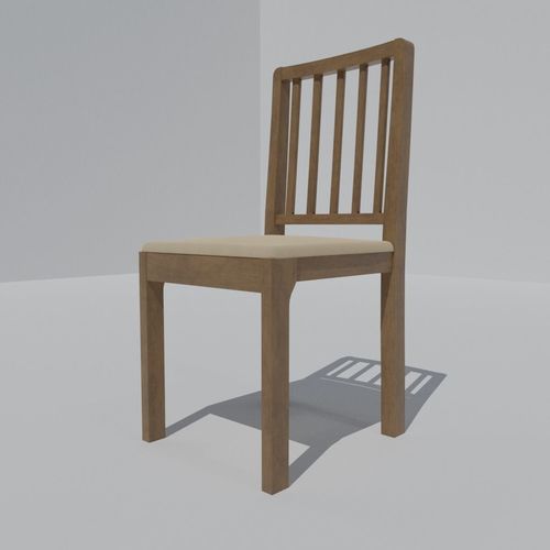 Dining Chair Free low-poly 3D model