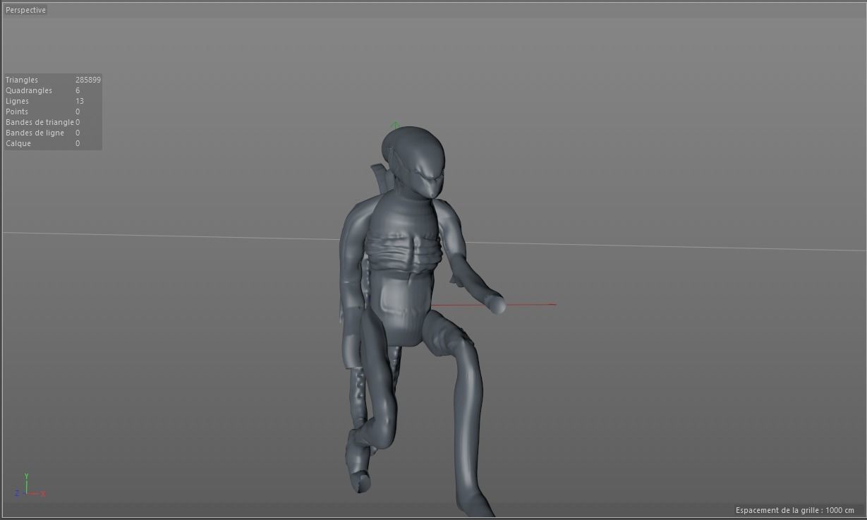 Xenomorph Sculpted Free 3D model_3