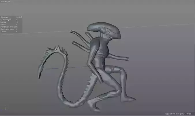 Xenomorph Sculpted