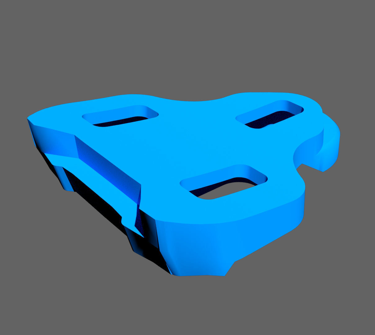 Generic Cleat - cycling shoe clip 3D print model_1