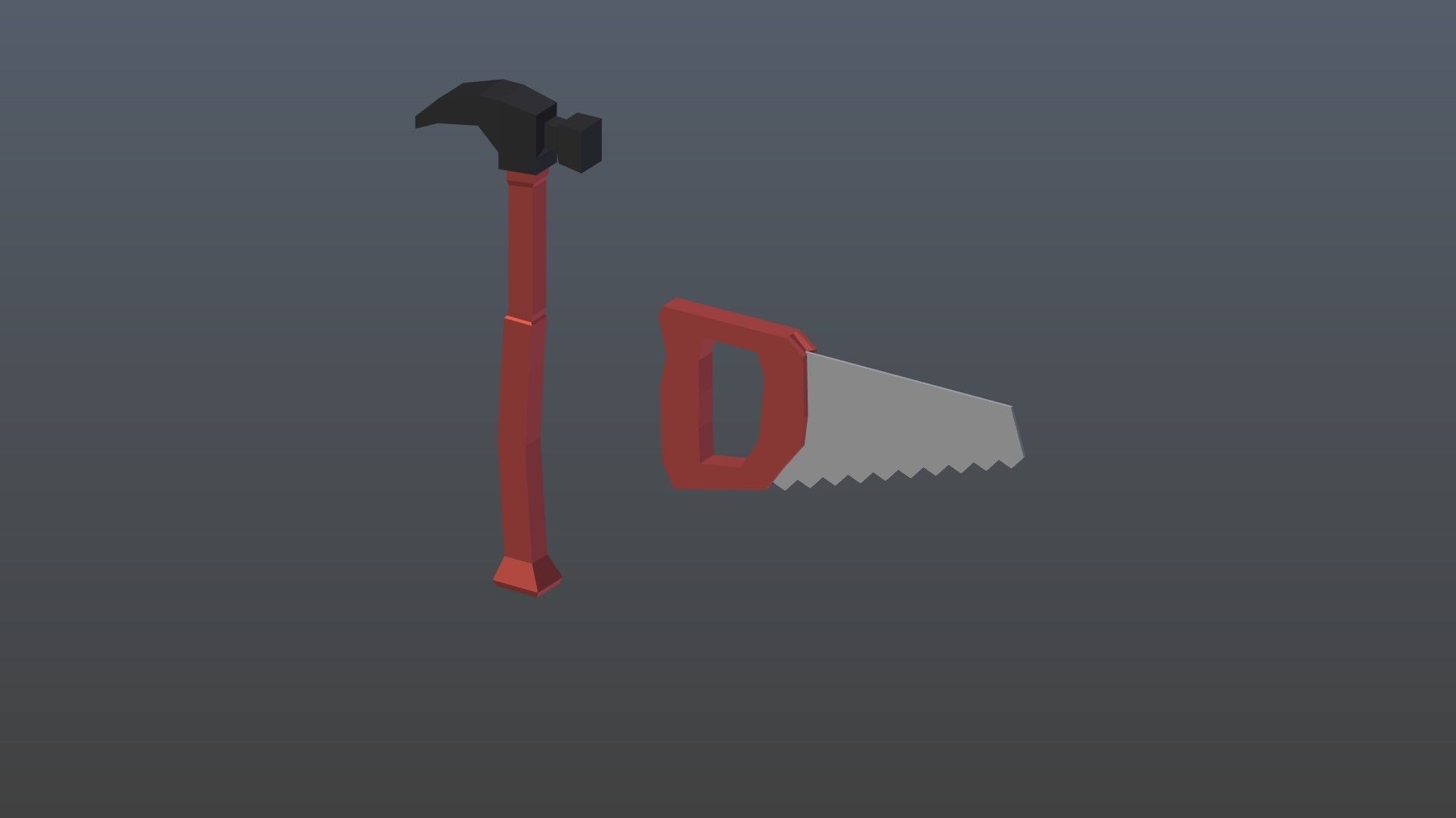 Low poly instruments Low-poly 3D model_8