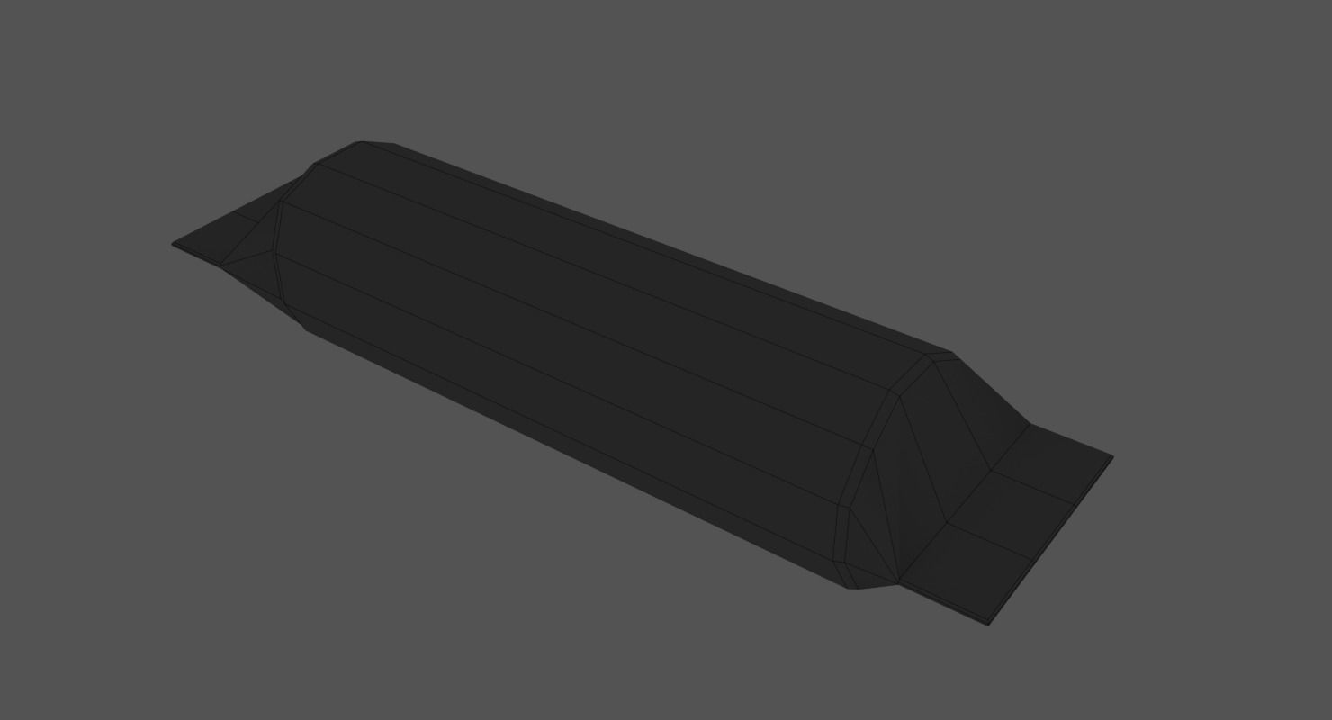 Bandage Roll Low-poly 3D model_7