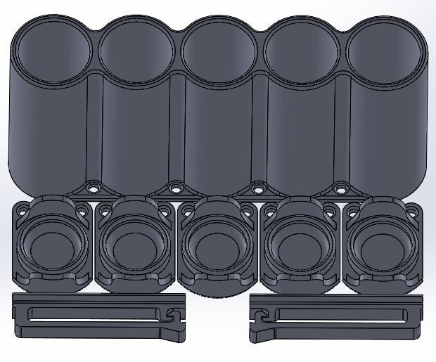 120 mm Film Rolls Container 3D print model_5