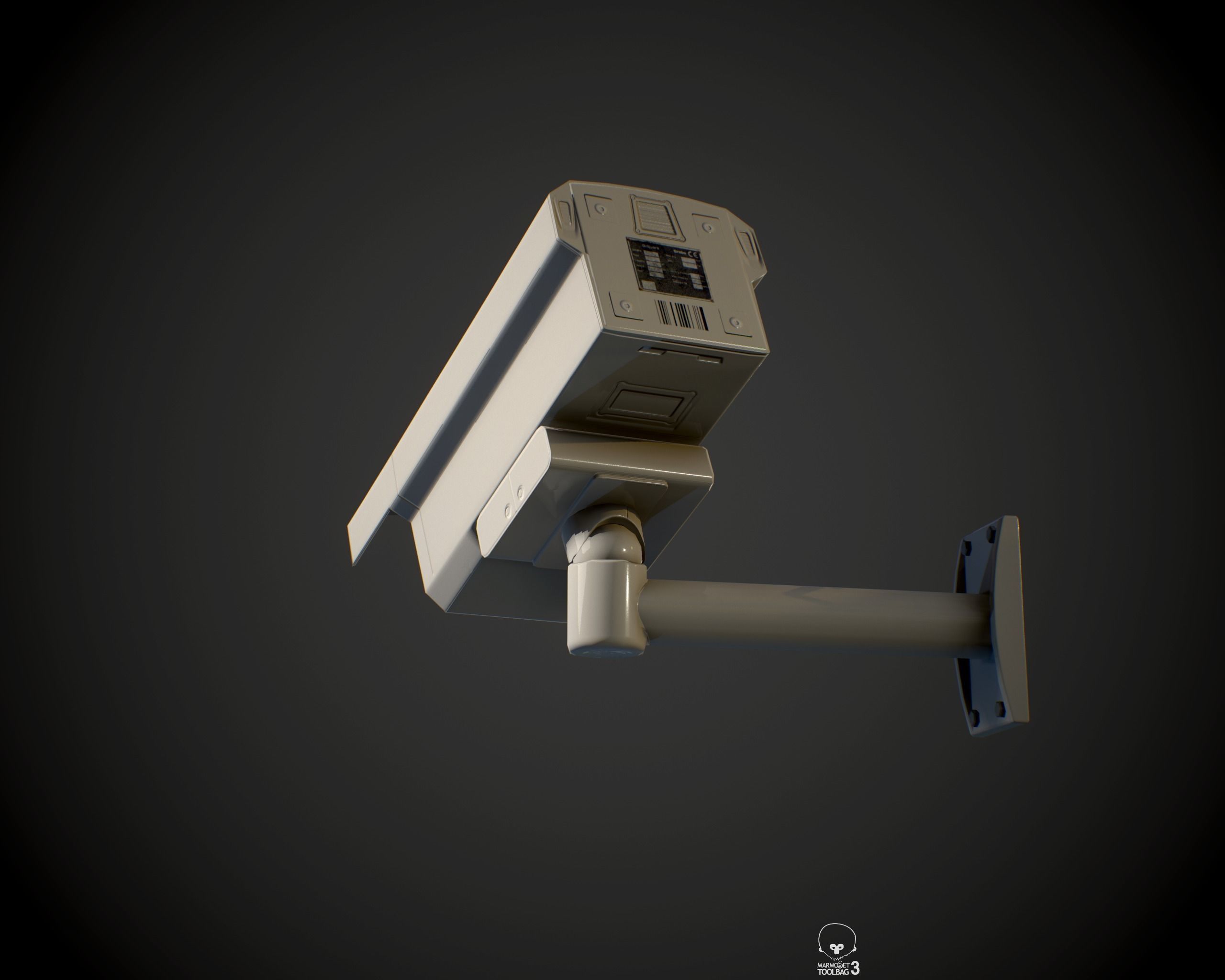 Security Camera PBR Low-poly 3D model_4