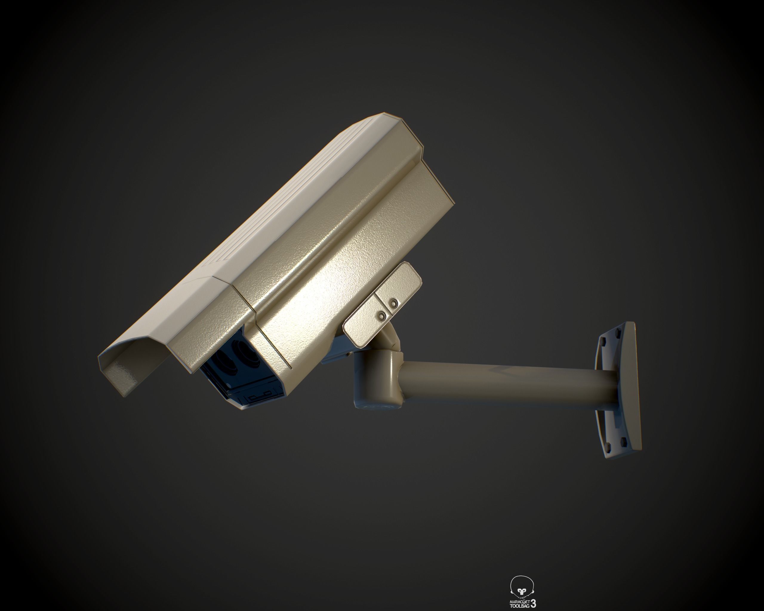 Security Camera PBR Low-poly 3D model_2