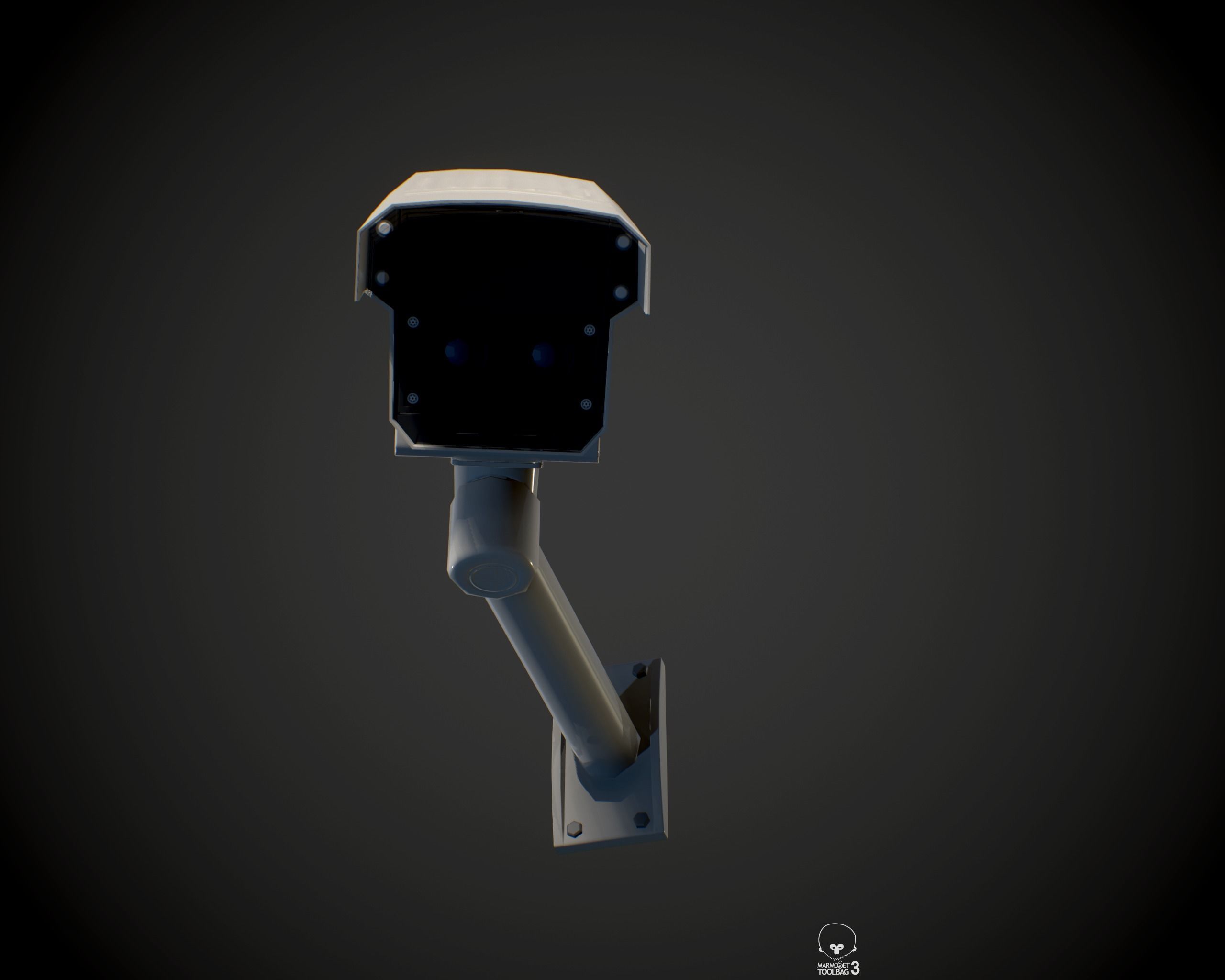 Security Camera PBR Low-poly 3D model_5