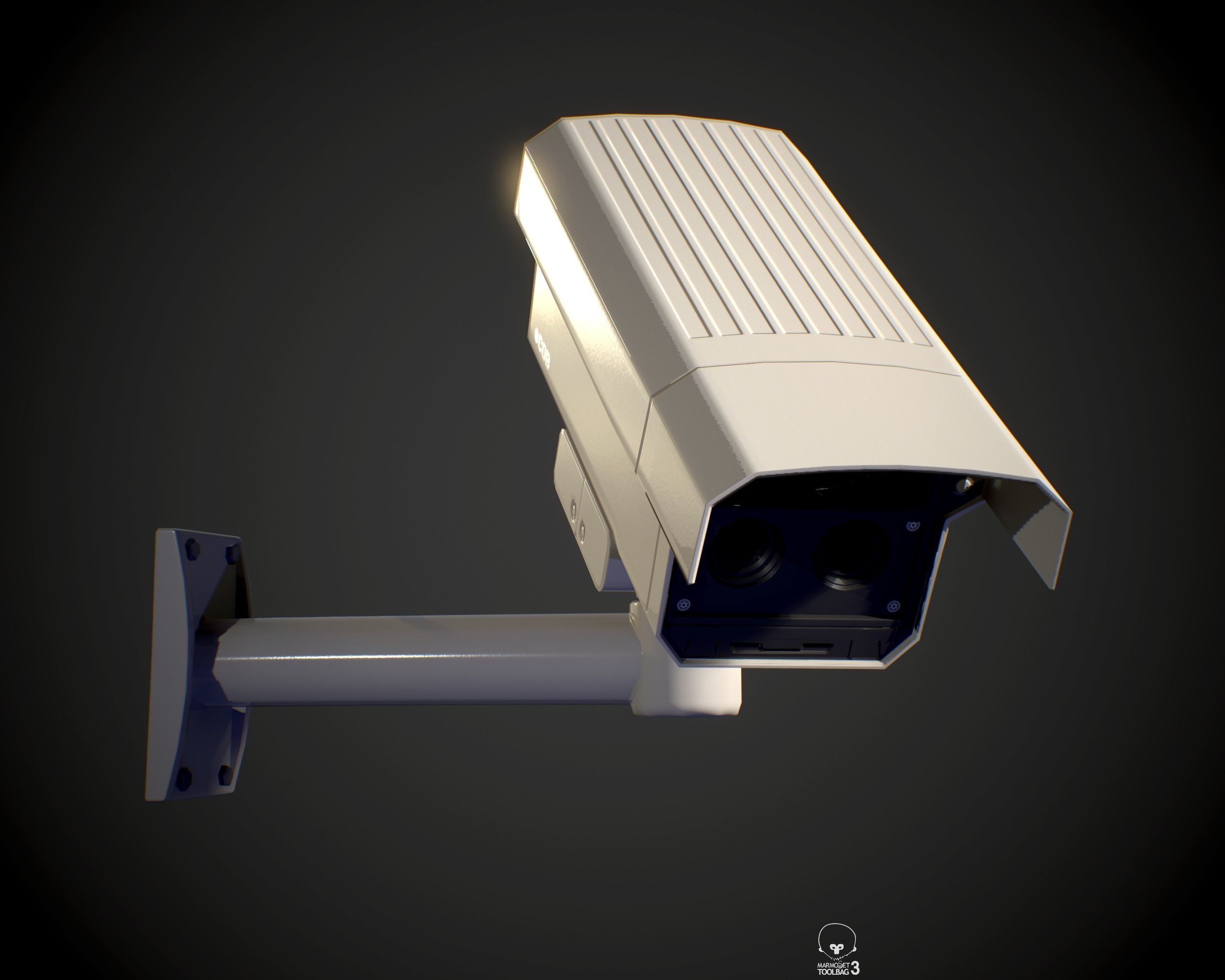 Security Camera PBR Low-poly 3D model_8