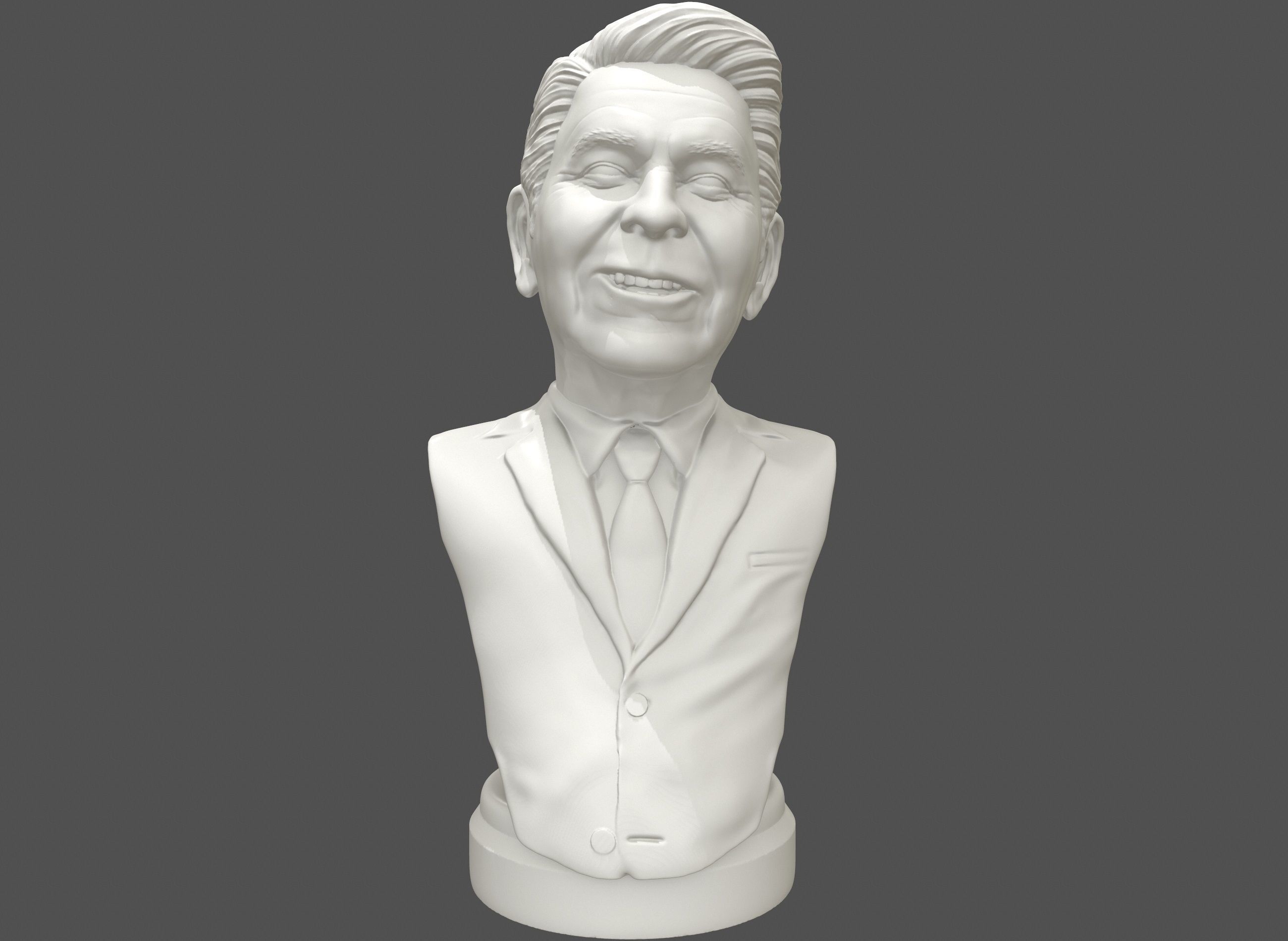 Escobar and Reagan 3D printable portraits pack 3D print model_13
