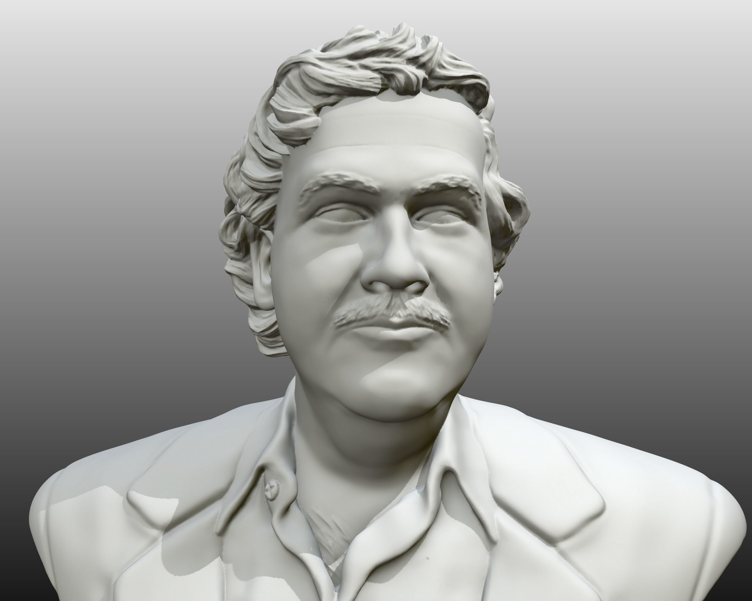 Escobar and Reagan 3D printable portraits pack 3D print model_2