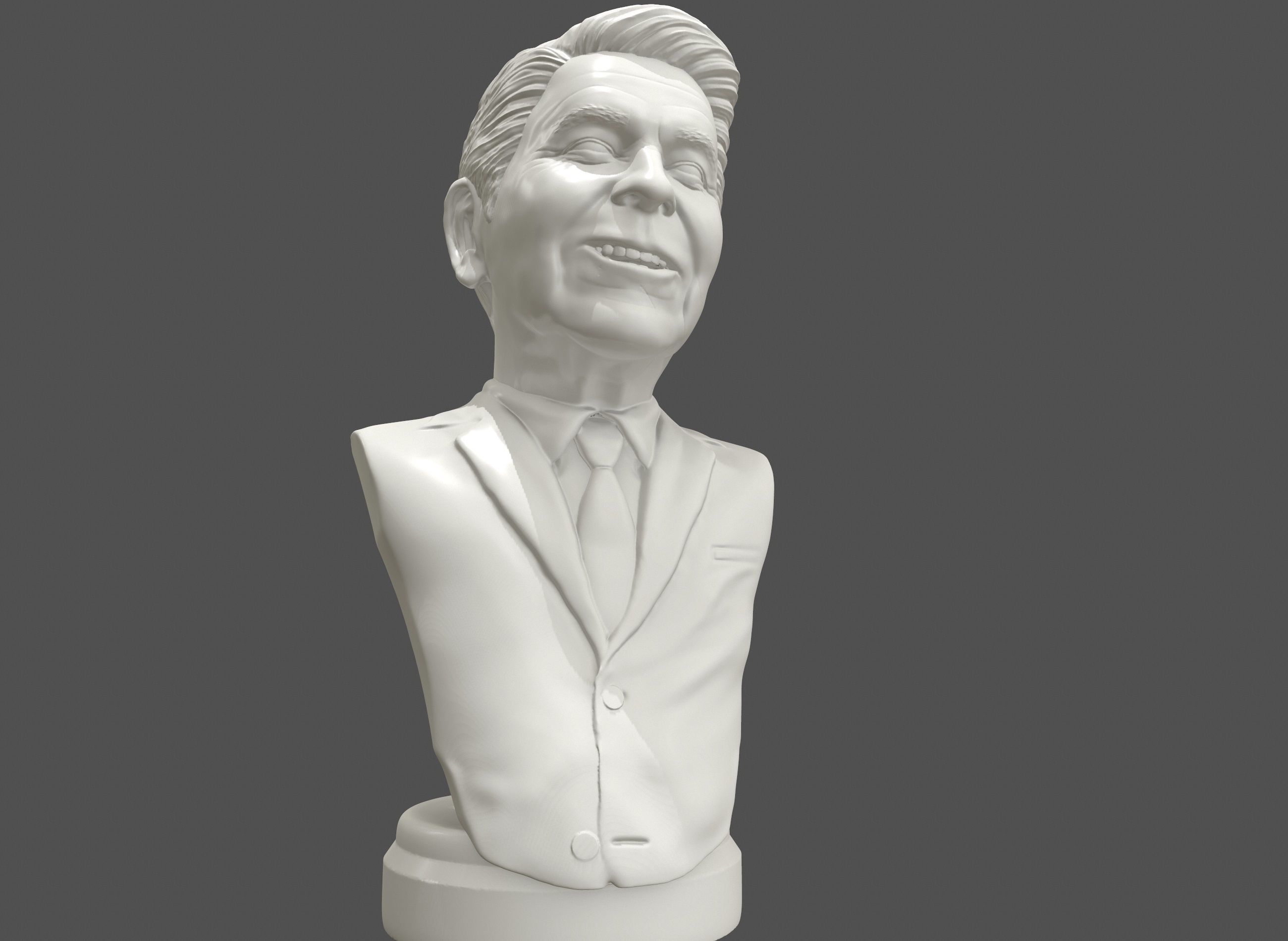Escobar and Reagan 3D printable portraits pack 3D print model_12