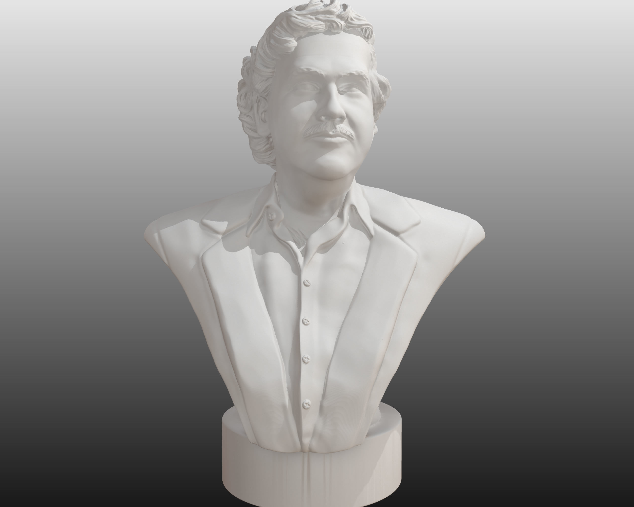 Escobar and Reagan 3D printable portraits pack 3D print model_1