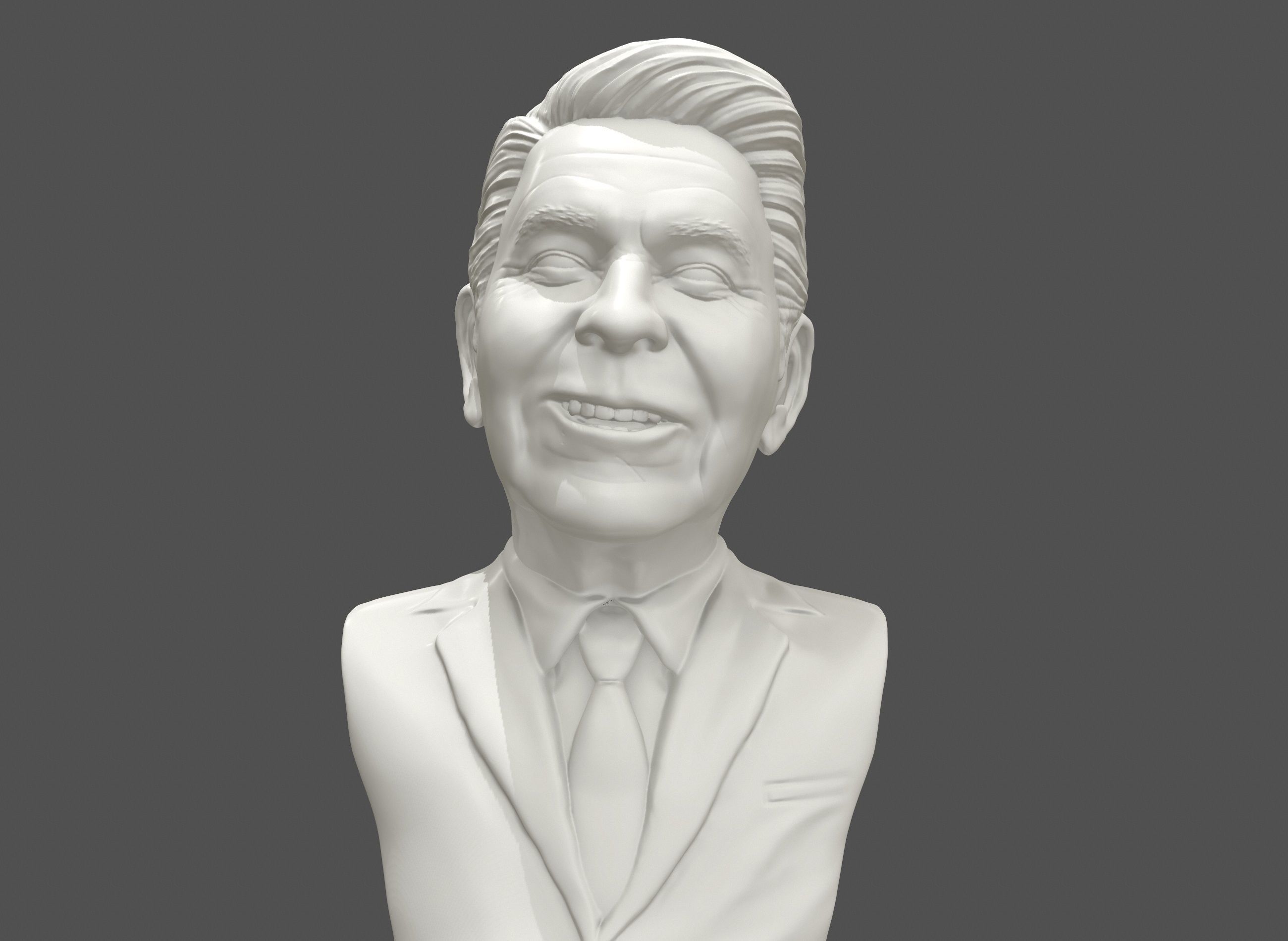 Escobar and Reagan 3D printable portraits pack 3D print model_17