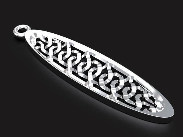Celtic Pendant 3D print model
