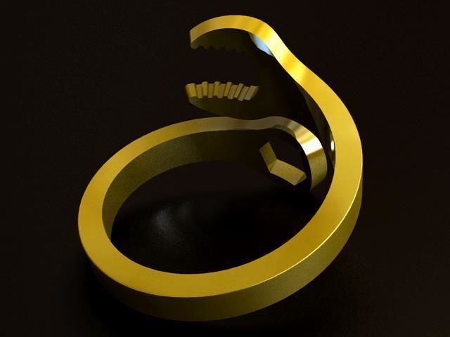 Wrench Ring 3D print model_6