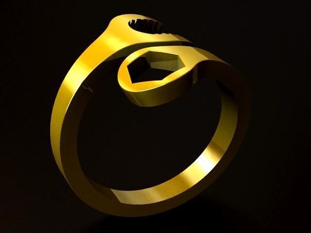 Wrench Ring 3D print model_1