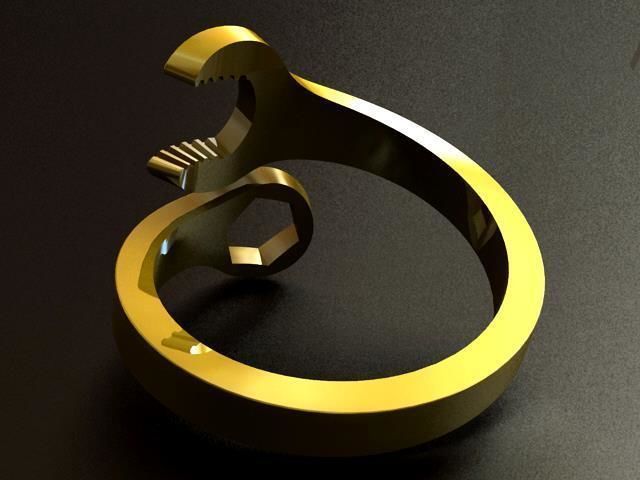 Wrench Ring 3D print model_5