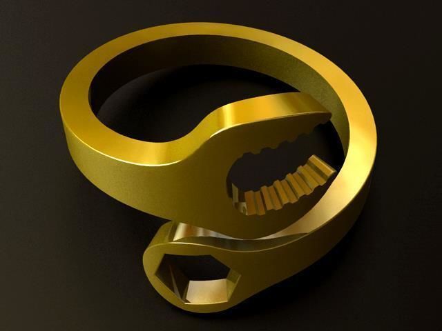 Wrench Ring 3D print model_4