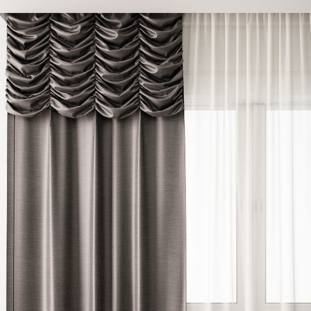 Curtain 33 3D model_1
