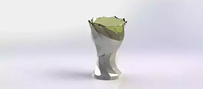 table vase  Low-poly 3D model