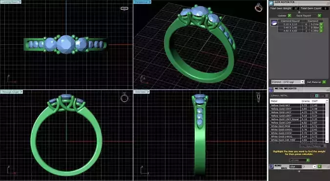 Engagement Ring Design R-010-SS