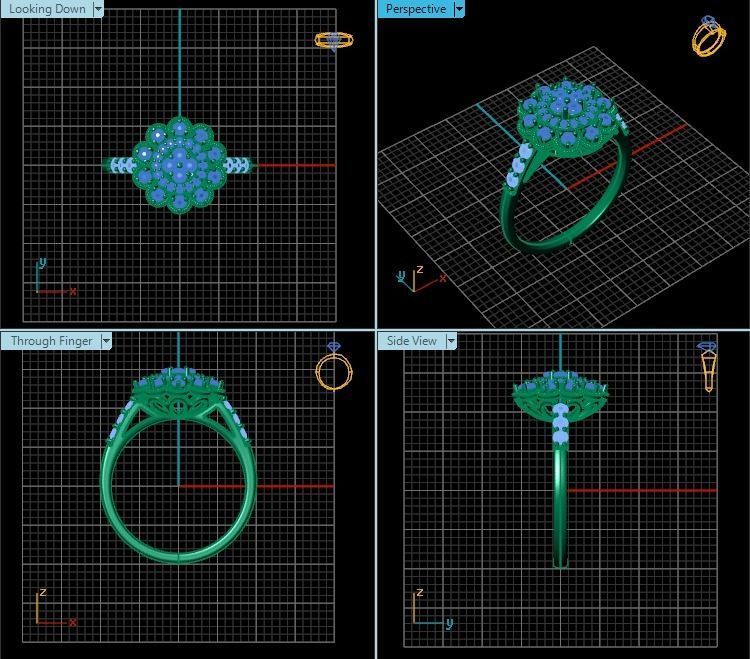 Ring T00765 3D print model_2
