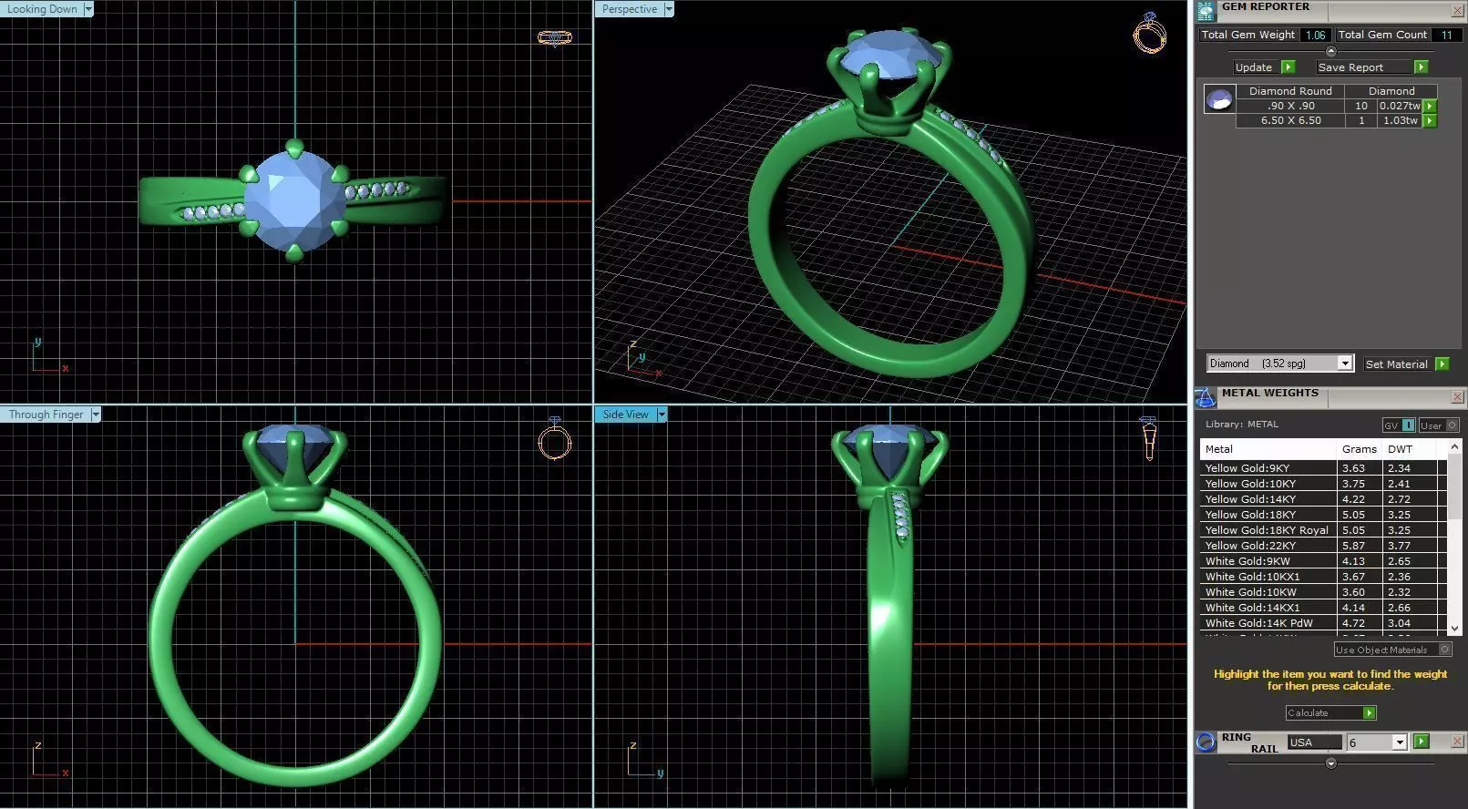 Engagement Ring Design R-018-SS 3D print model_0
