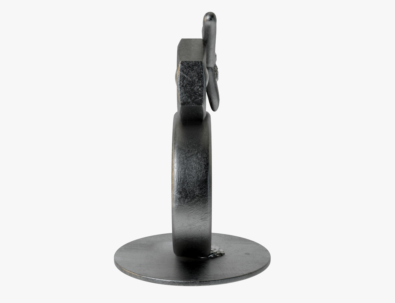 Metal Owl 3D model_2