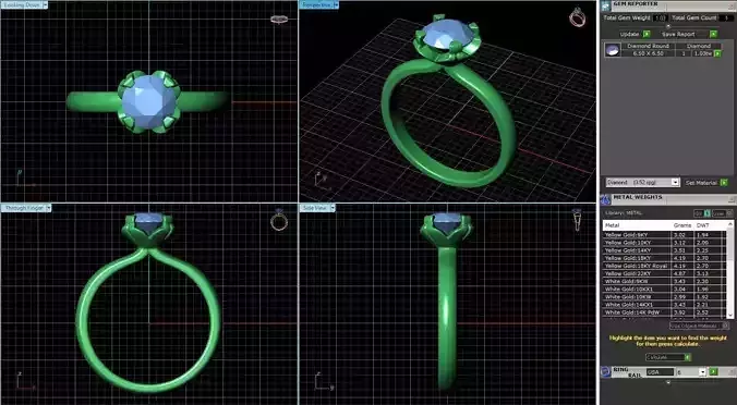 Engagement Ring Design R-019-SS