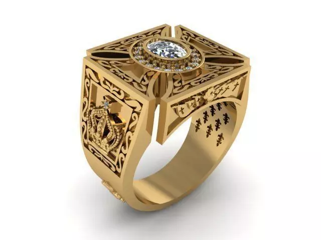 Ring T00770 3D print model_0