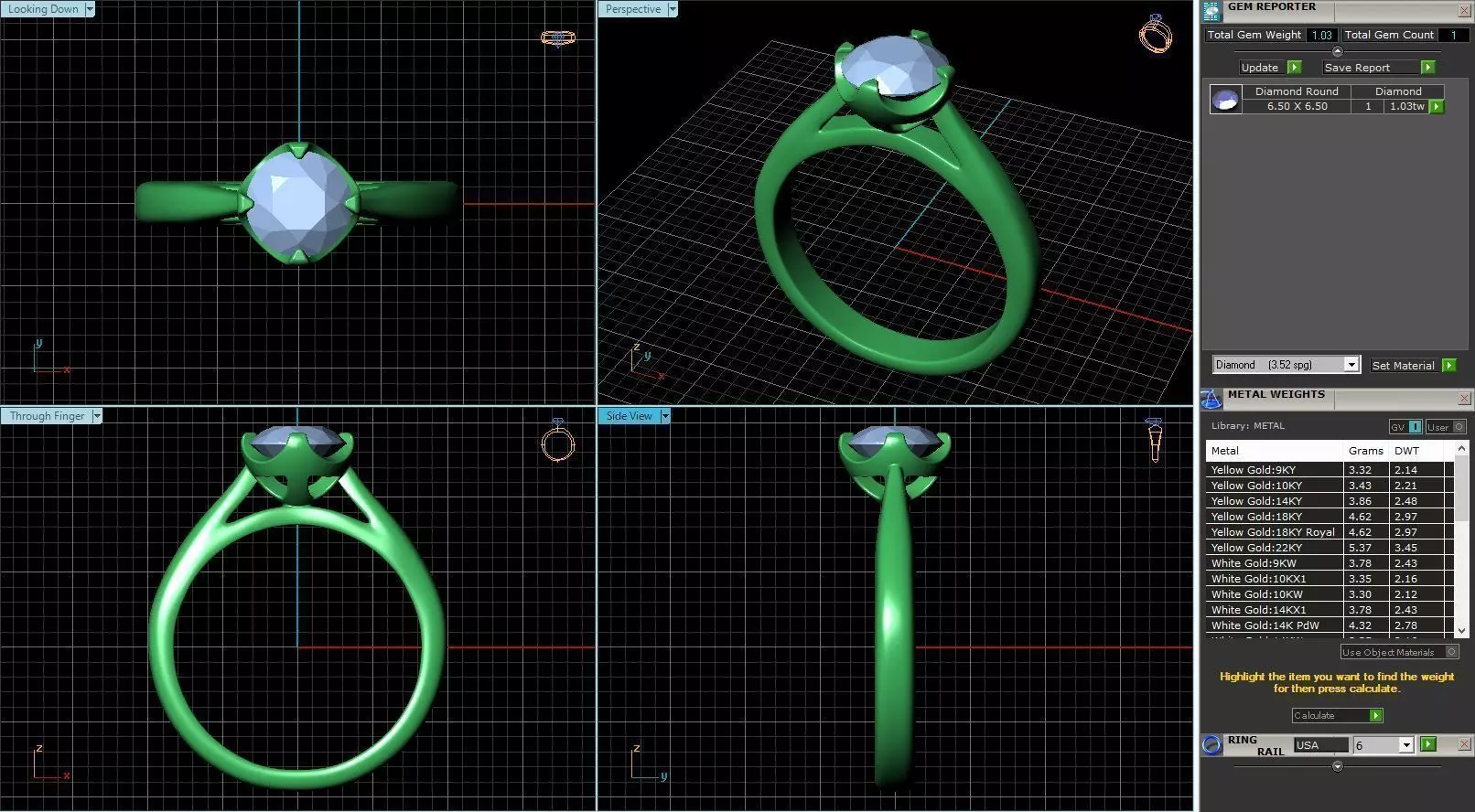 Engagement Ring Design R-020-SS 3D print model_0