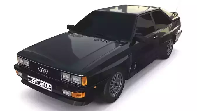 1981 Audi Coupe Quattro Black