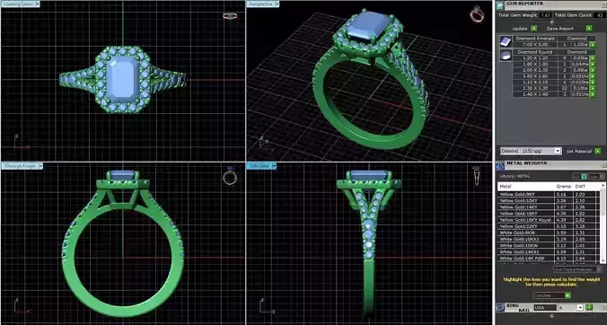 Engagement Ring Design R-025-SS