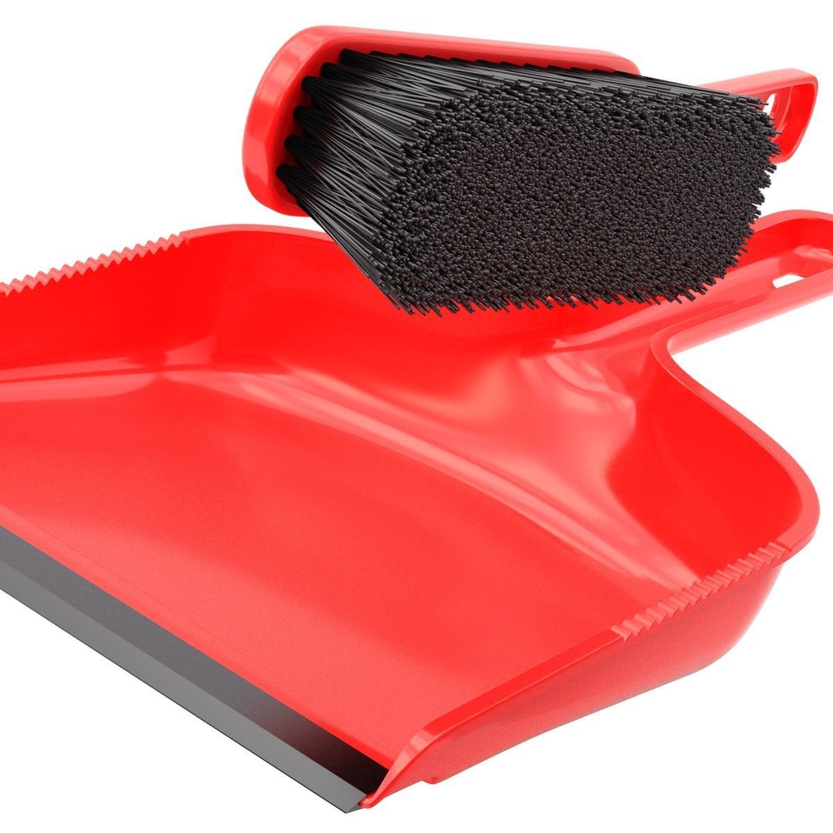 Dustpan with the  Brush 3D model_12