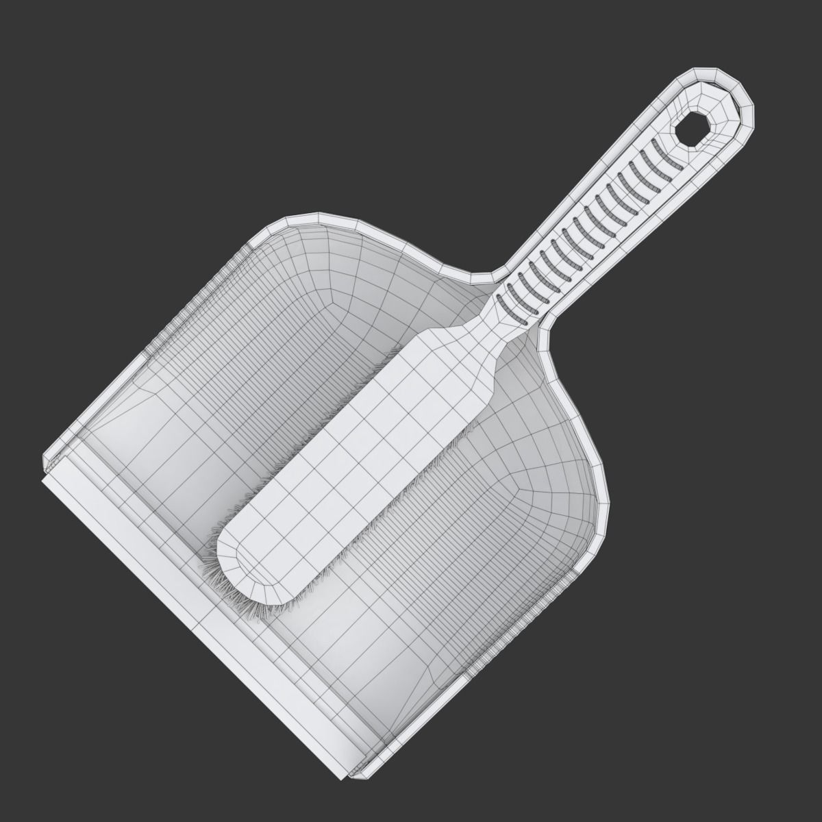 Dustpan with the  Brush 3D model_29