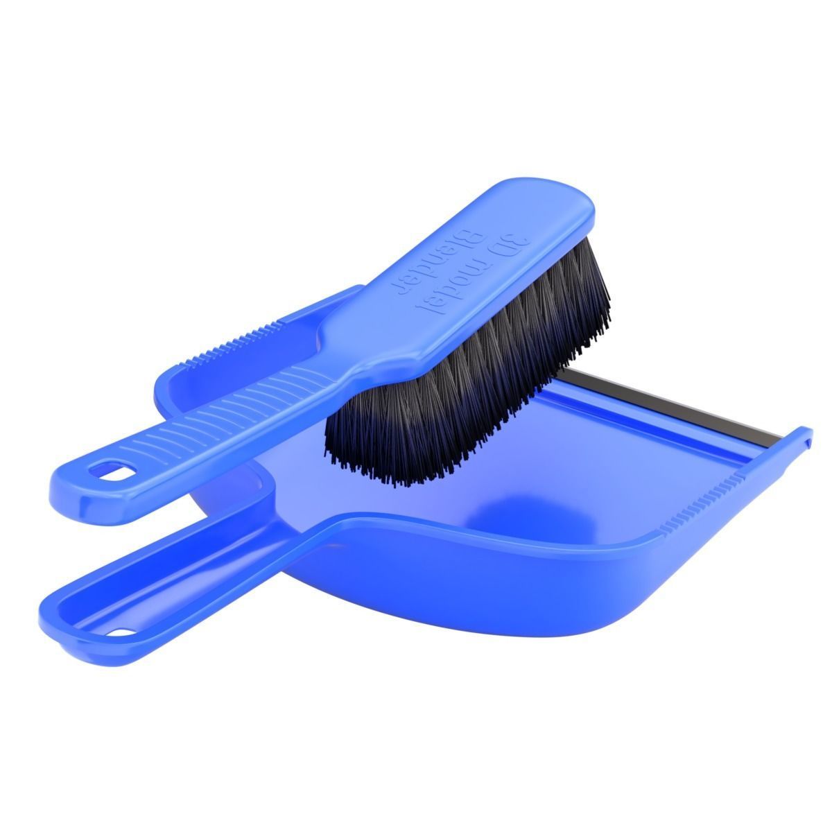Dustpan with the  Brush 3D model_11
