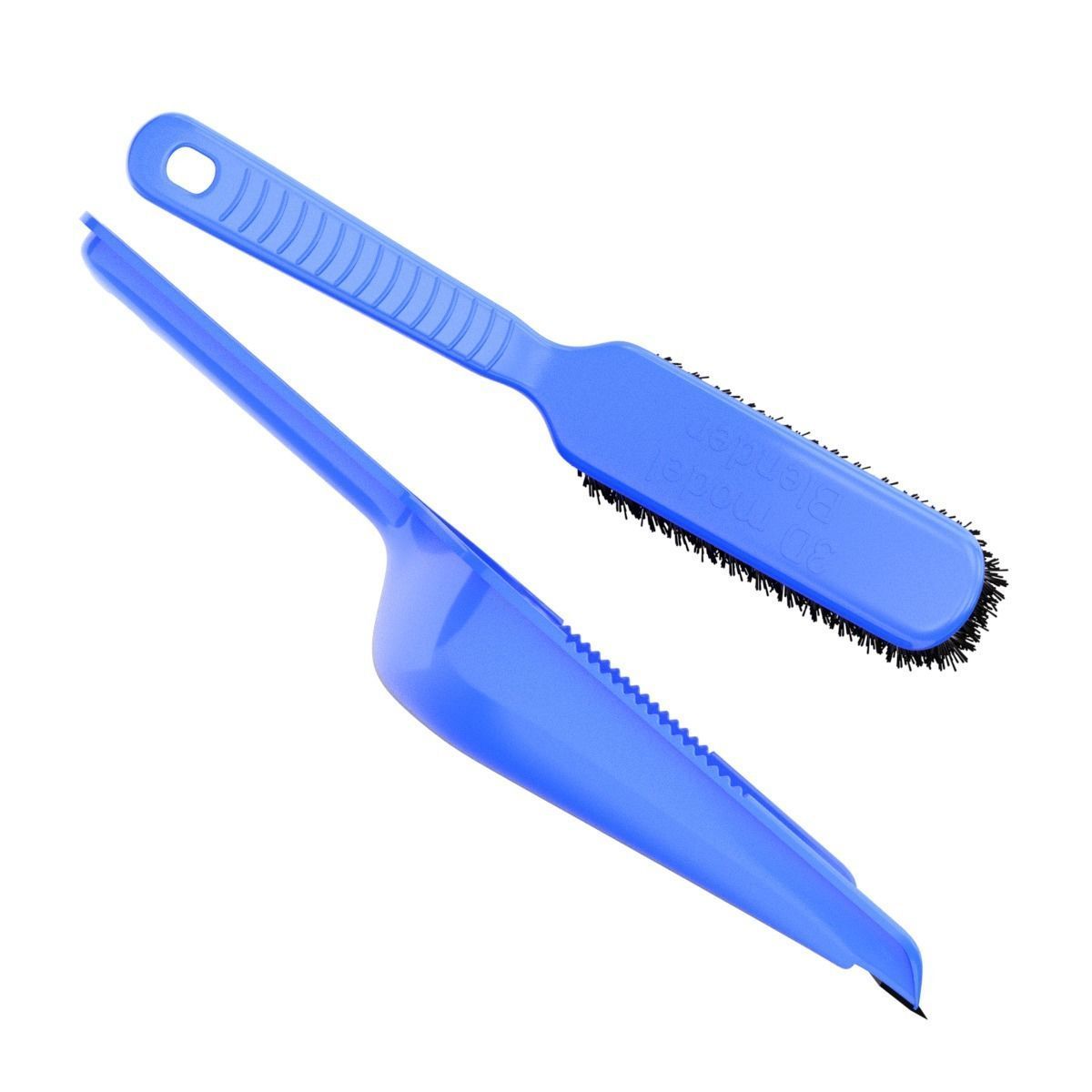 Dustpan with the  Brush 3D model_3