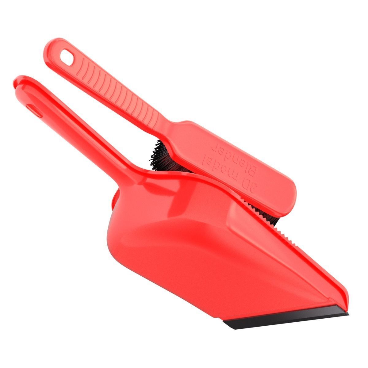 Dustpan with the  Brush 3D model_5