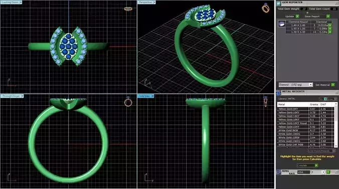 Engagement Ring Design RG-023-b-SS