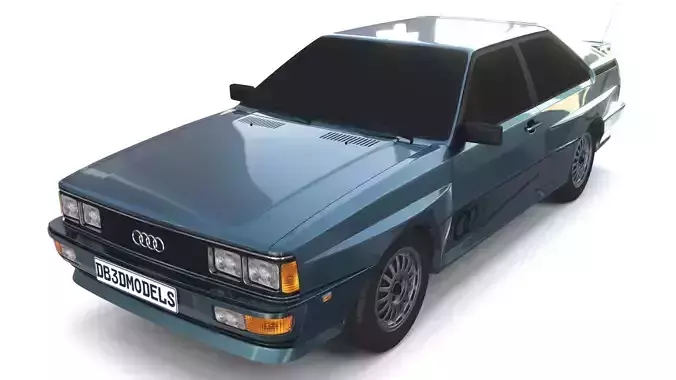 1981 Audi Coupe Quattro Dark Blue