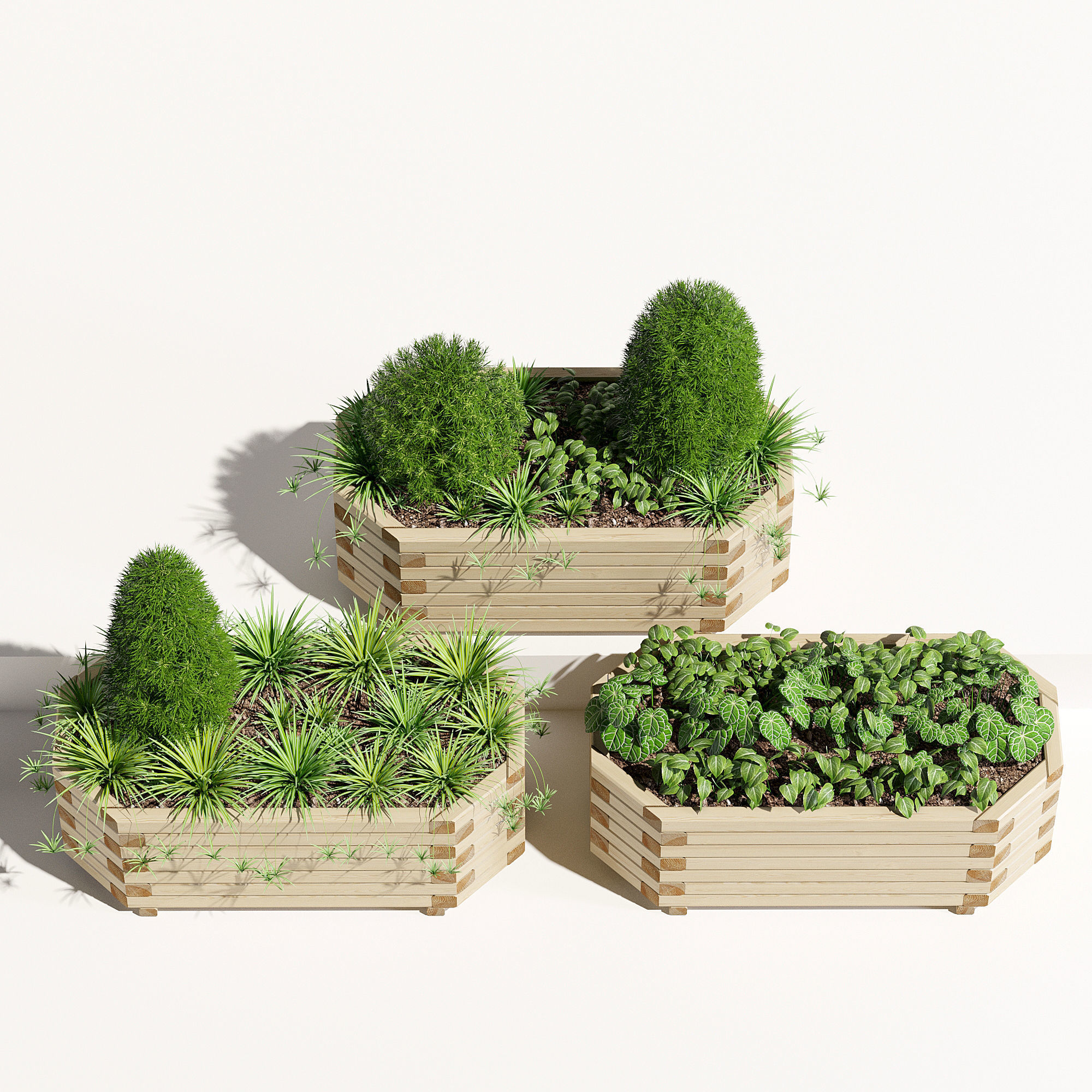 Richmond planter 3D model_3