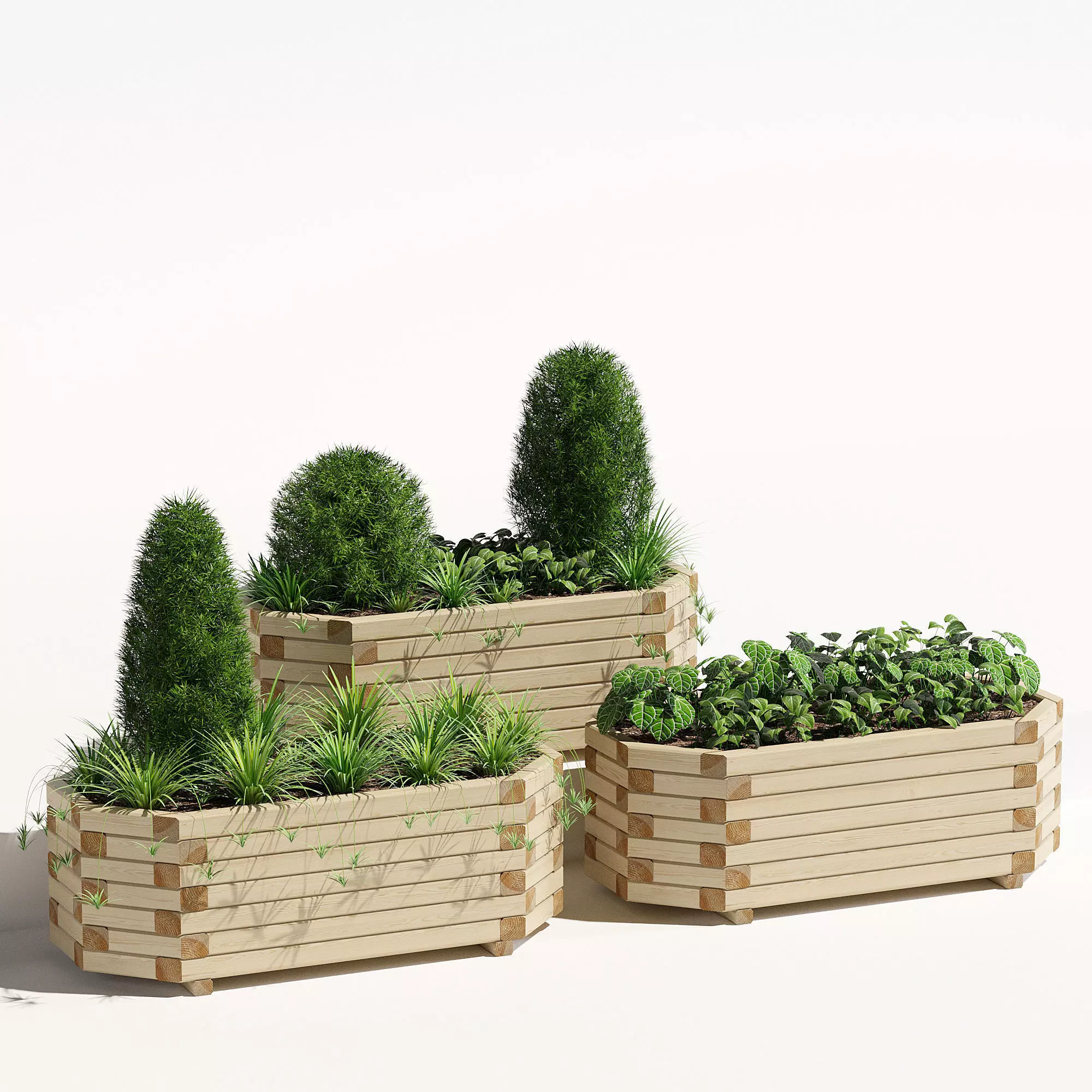 Richmond planter 3D model_0