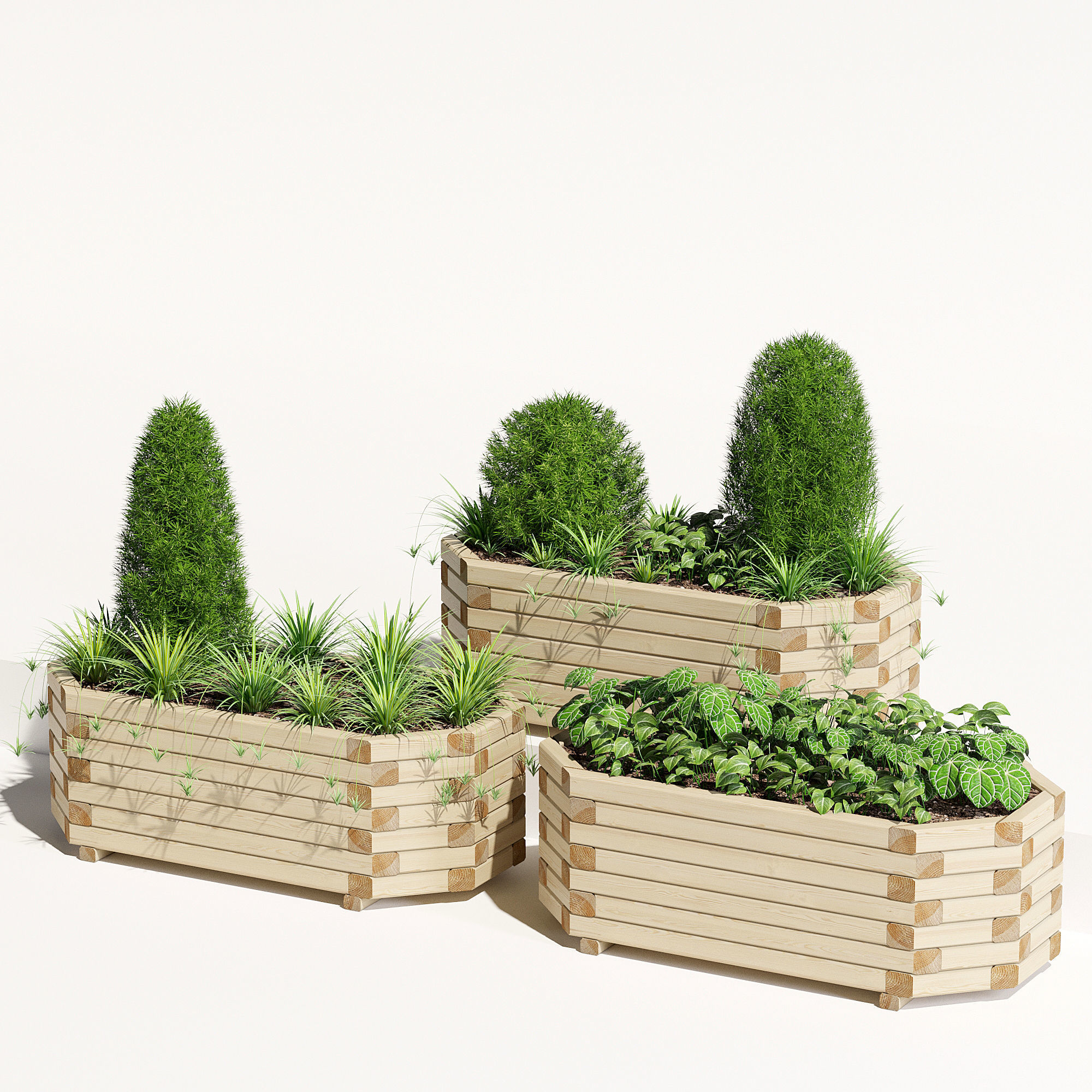 Richmond planter 3D model_1