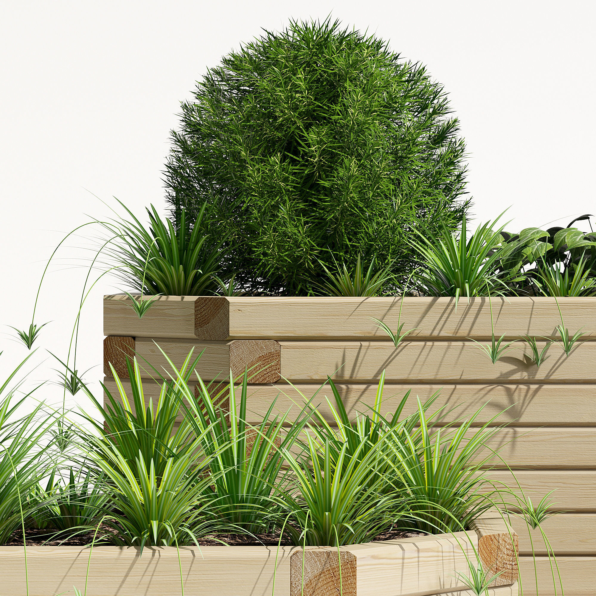 Richmond planter 3D model_4