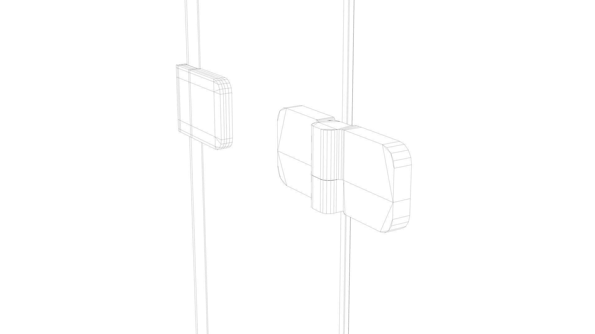 Shower wall Collection 1 Low-poly 3D model_16