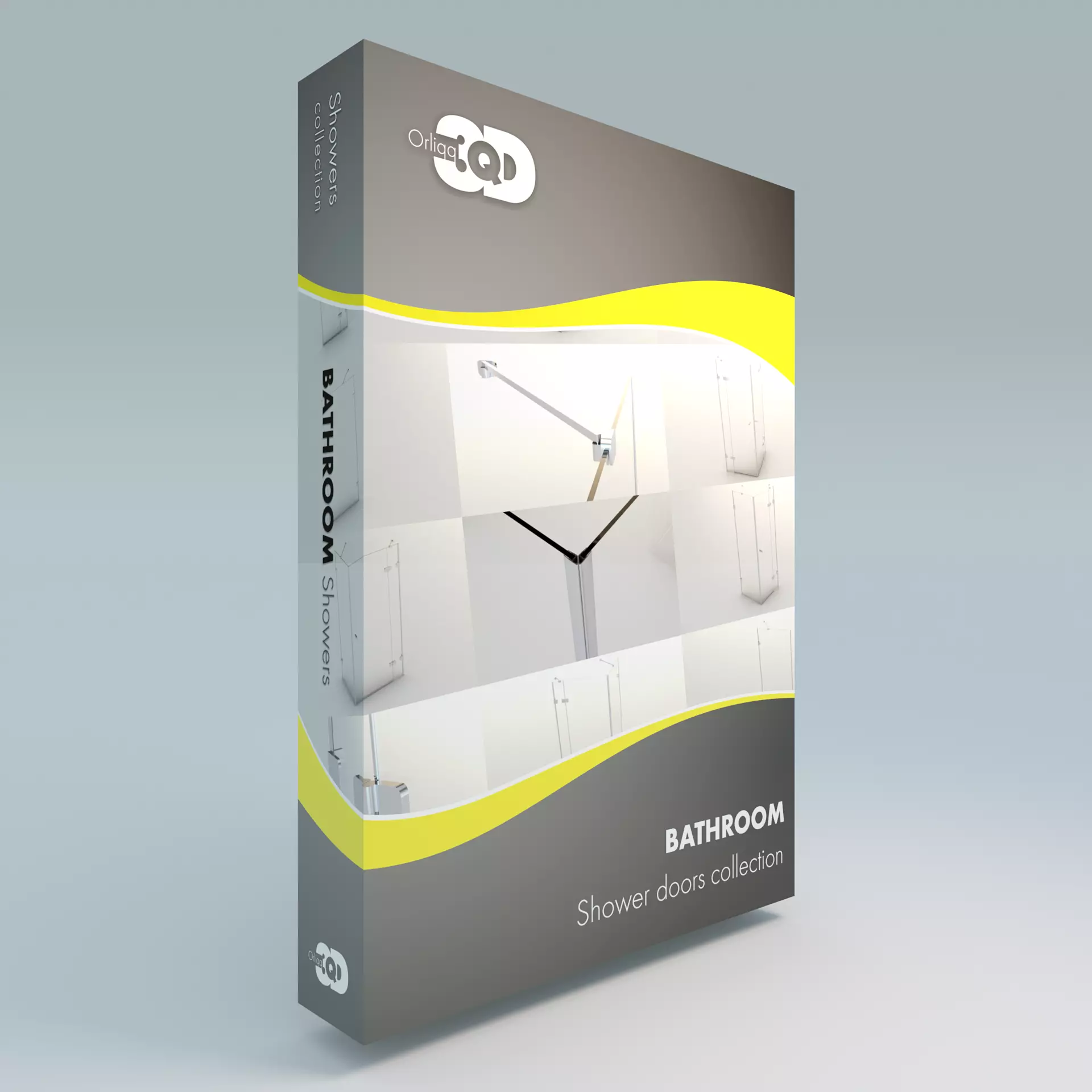 Shower wall Collection 1 Low-poly 3D model_0