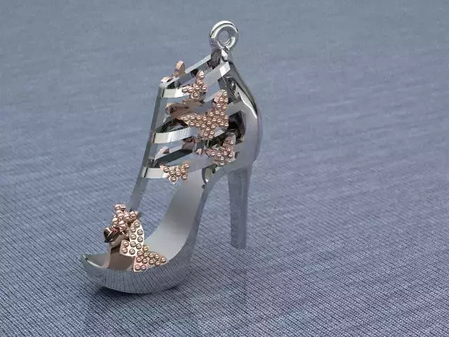  ladies shoes necklace
